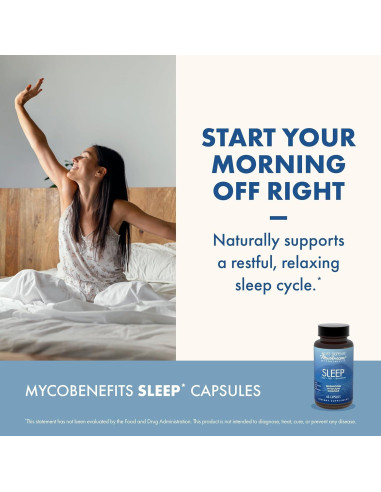 Cápsulas MycoBenefits Sleep Host Defense - 60 Cápsulas