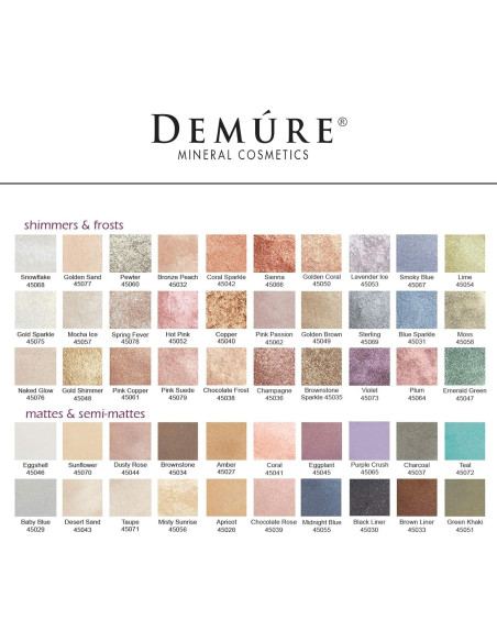 Sombra de Ojos Mineral Demure Castle Rock 23 Tonos 45g