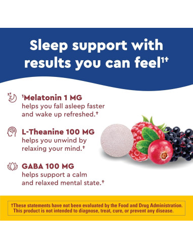 Nature Made Wellblends Suplemento para Dormir 40 Tabletas