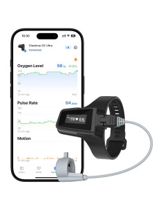 Oxímetro de Pulso Wellue Checkme O2 Ultra Bluetooth 100h