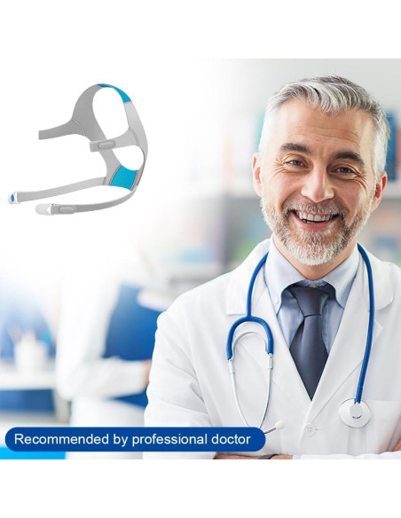 2 Arnés Suave Iduola para Máscara F20 con Clips Magnéticos