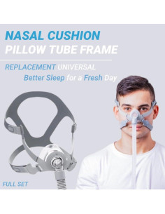 Máscara CPAP Nasal Universal Reutilizable Silicona Suave 2