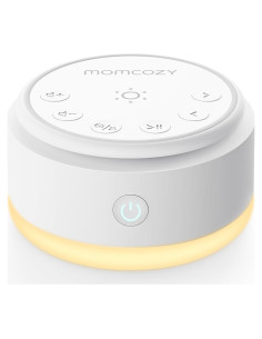 Máquina de Sonido Momcozy Luz Cálida 20 Sonidos Relajantes