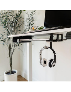 Soporte para Laptop Bajo Escritorio VI+AL - Almacenamiento y Gestión de Cables 2