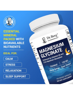Suplemento de Magnesio Glicinato Dr. Berg 150 Caps 2