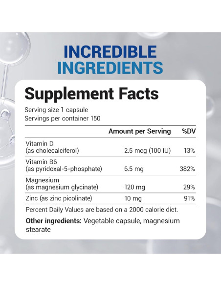 Suplemento de Magnesio Glicinato Dr. Berg 150 Caps