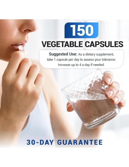 Suplemento de Magnesio Glicinato Dr. Berg 150 Caps