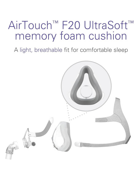 Cojín ResMed AirTouch F20 Grande Espuma Viscoelástica