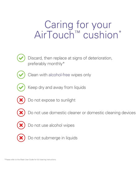 Cojín ResMed AirTouch F20 Grande Espuma Viscoelástica