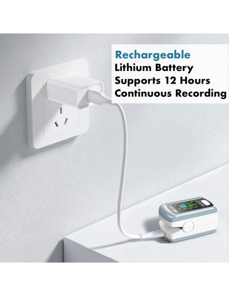 Monitor de Oxígeno EMAY Bluetooth con App y Memoria 72h