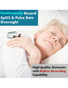 Monitor de Oxígeno EMAY Bluetooth con App y Memoria 72h 2