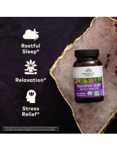 Suplemento Herbal Organic India Sueño Paz 90 Cápsulas 2
