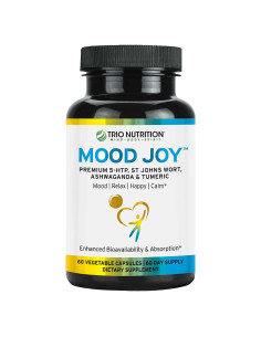 Suplemento Mood Joy Trio Nutrition 60 Cápsulas 5-HTP Ashwagandha
