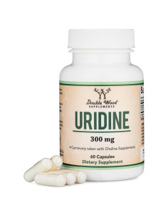 Monofosfato de Uridina 300 mg Double Wood 60 Cápsulas