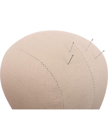 Cabeza de Peluca MapofBeauty 53.34 cm Corcho y Lienzo