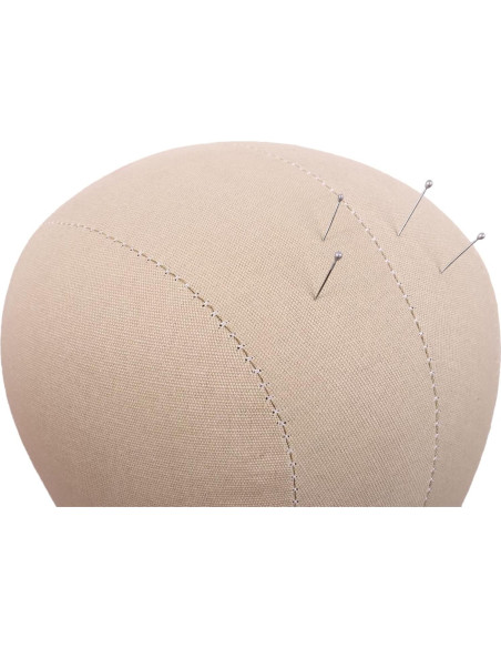 Cabeza de Peluca MapofBeauty 53.34 cm Corcho y Lienzo