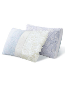 Juego de 2 almohadas Caelorin Queen hipoalergénicas ajustables