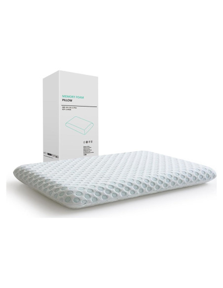 Hcore Almohada Ultra Fina 6.99 cm Espuma de Memoria
