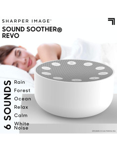 Máquina de Ruido Blanco Sharper Image Revo White 6 Sonidos 2