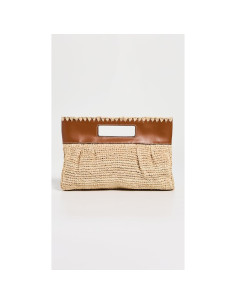 Clutch de Cuero STAUND Lena para Mujeres 30x15cm Natural 2