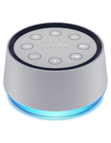 Máquina de Ruido Blanco LazyNight con 30 Sonidos y Luz Nocturna