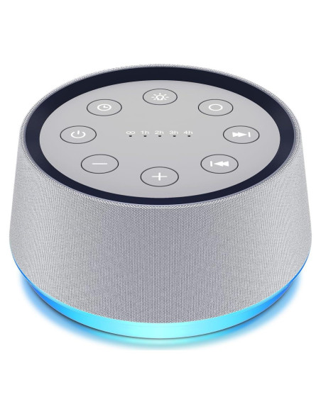 Máquina de Ruido Blanco LazyNight con 30 Sonidos y Luz Nocturna