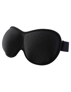 Máscara de Sueño 3D YONGYIKEJI Ajustable Bloqueo Luz Negro