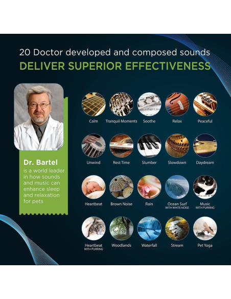 Máquina de Sonido para Mascotas Sound Oasis BST-80-20P, 20 Sonidos Calmantes