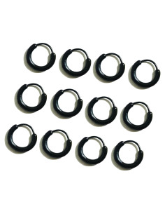 12 Pares Retenedores de Oreja Antialérgicos Melimarry Unisex