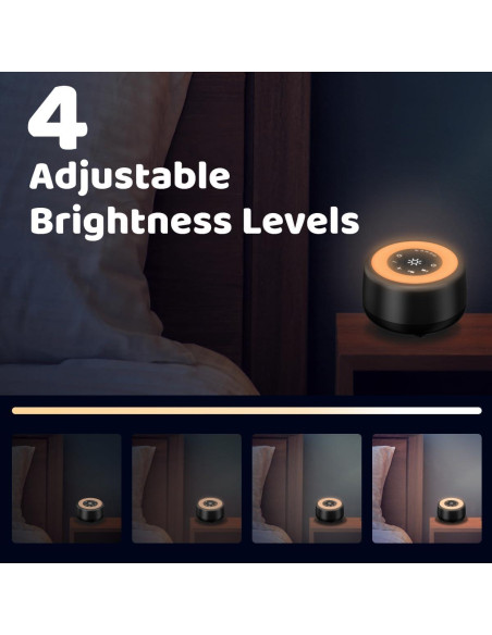 Máquina de Sonido Blanco Sleepbox 25 Sonidos Luz Nocturna Máquina de Sonido Blanco Sleepbox 25 Sonidos Luz Nocturna