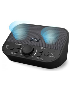 Máquina de Sonido Blanco Magicteam 38 Sonidos USB Negro