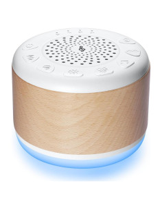 Máquina de Ruido Blanco Monerr 24 Sonidos Luz Nocturna