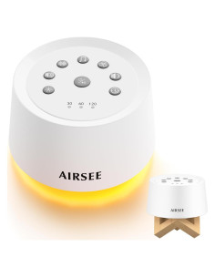 Máquina de Sonido Blanco AIRSEE 31 Sonidos Luz Nocturna