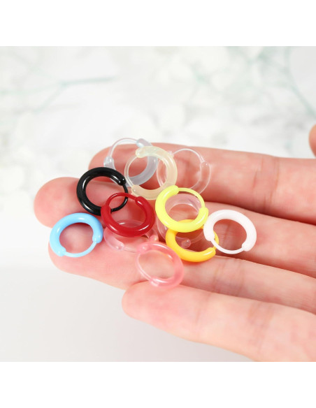 12 Pares Retenedores de Oreja Antialérgicos Melimarry Unisex