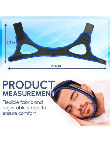 Correa para Barbilla Anti Ronquidos Mars Wellness Ajustable