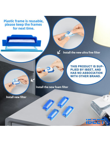 52 Filtros IBEET para DreamStation 1 - Ultra Finos y Espuma