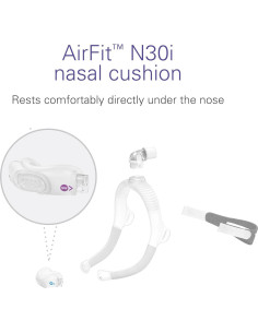 Almohadilla Nasal CPAP ResMed AirFit N30i Mediana Silicona 2