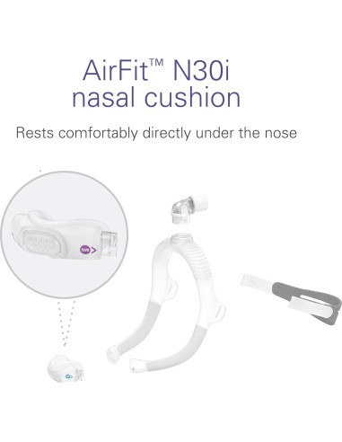Almohadilla Nasal CPAP ResMed AirFit N30i Mediana Silicona
