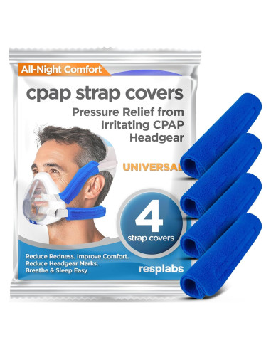 Cubiertas de Correa CPAP Resplabs - Ajuste Universal - Paquete de 4