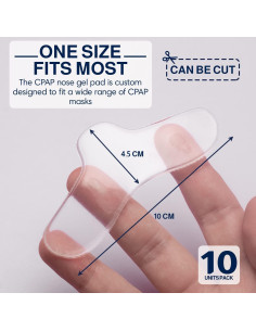 Almohadillas Nasales CPAP Ilach - Gel Silicona 10 Unidades 2