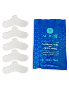 Almohadillas Nasales Snugell CPAP - Paquete de 5 Reutilizables