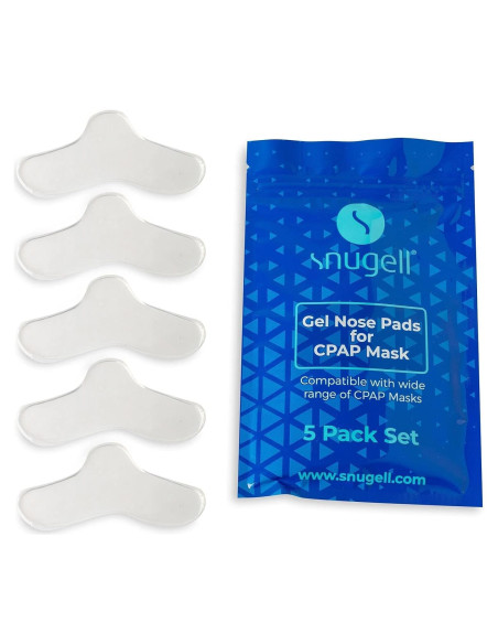 Almohadillas Nasales Snugell CPAP - Paquete de 5 Reutilizables