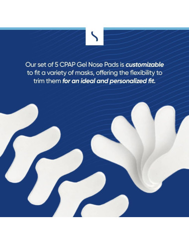 Almohadillas Nasales Snugell CPAP - Paquete de 5 Reutilizables