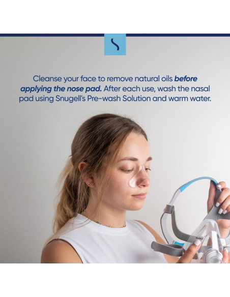 Almohadillas Nasales Snugell CPAP - Paquete de 5 Reutilizables
