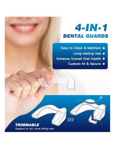 Protector Bucal Reutilizable Litlcutie 4 Paquete 2 Tamaños