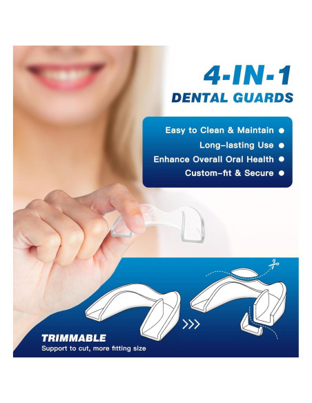 Protector Bucal Reutilizable Litlcutie 4 Paquete 2 Tamaños