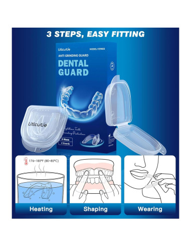 Protector Bucal Reutilizable Litlcutie 4 Paquete 2 Tamaños