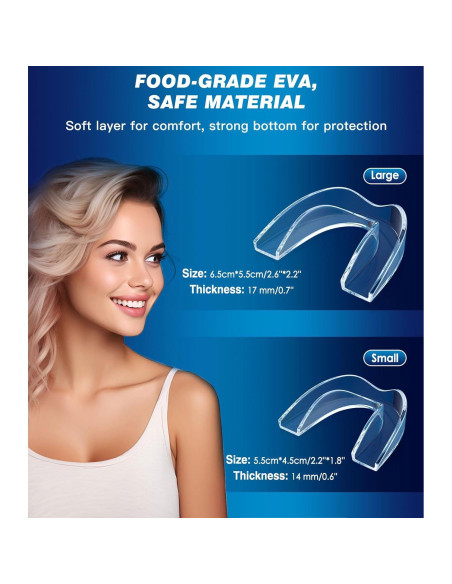 Protector Bucal Reutilizable Litlcutie 4 Paquete 2 Tamaños