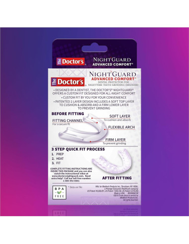 Protector Bucal Nocturno Doctor para Bruxismo 1 Unidad