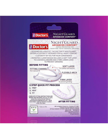 Protector Bucal Nocturno Doctor para Bruxismo 1 Unidad